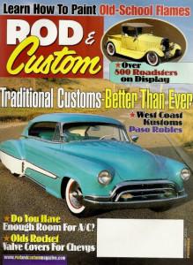 ROD & CUSTOM 2005 NOV - OL SKOOL FLAMES, OLDS ROCKET VALVE COVERS FOR MOUSE